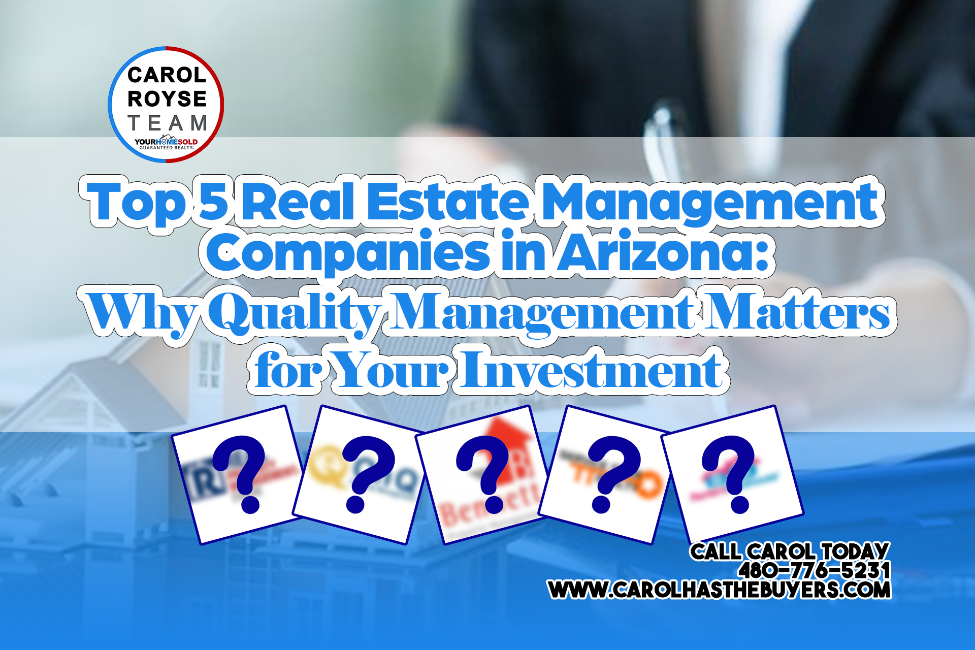 Top 5 Real Estate Management Companies in Arizona: Why Quality Management Matters for Your Investment